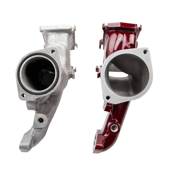 Wehrli 11-16 Chevrolet 6.6L LML Duramax High Flow Y-Bridge Kit - WCFab Red (Illusion Cherry)