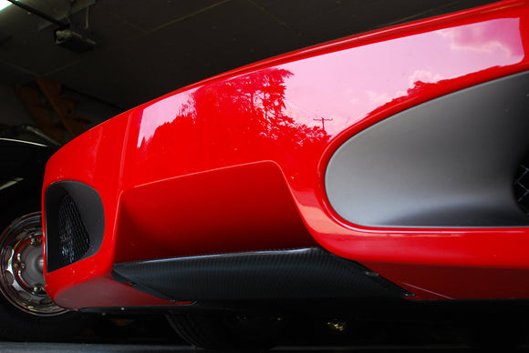 Fabspeed Ferrari F430 Carbon Fiber Front Bumper Splitter (2005-2009)