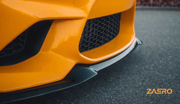 Zaero Design BMW M2 OG F87 EVO-S Gloss Black Front Splitter | ZA-F87-EVO-S-FS