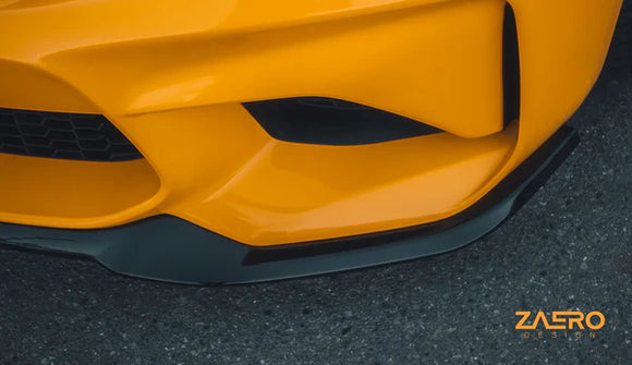 Zaero Design BMW M2 OG F87 EVO-S Gloss Black Front Splitter | ZA-F87-EVO-S-FS