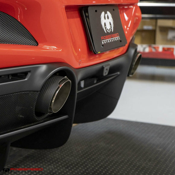 Fabspeed Ferrari F8 Tributo Carbon Fiber Exhaust Tips (2020+)