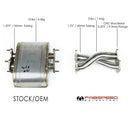 Fabspeed Ferrari F8 Tributo Rear Center Muffler Bypass X Pipe (2020+)-2