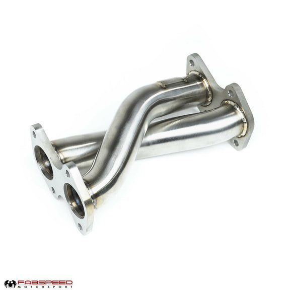 Fabspeed Ferrari F8 Tributo Rear Center Muffler Bypass X Pipe (2020+)