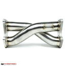 Fabspeed Ferrari F8 Tributo Rear Center Muffler Bypass X Pipe (2020+)-4