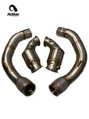 F90 M5/M8 X5M/X6M Catted Downpipes-3