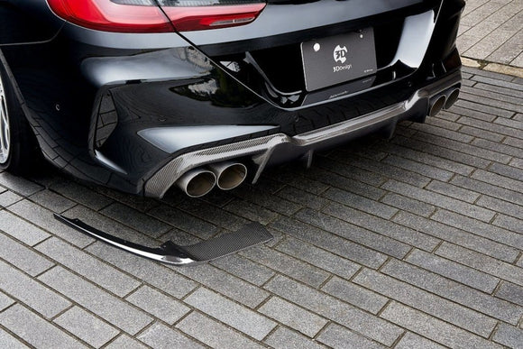 3D Design - M8 F93 Rear Diffuser Under Splitters