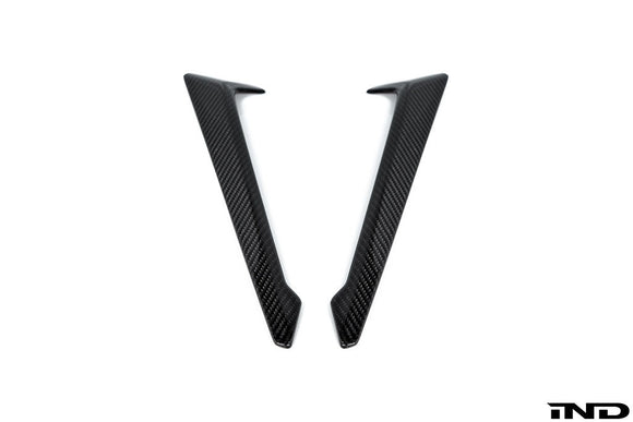 AutoTecknic F95 X5M Carbon Side Grille Trim Set