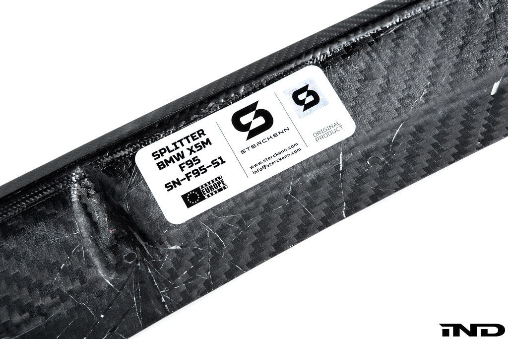 Sterckenn F95 X5M Carbon Front Splitter Set