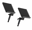 Fishbone Offroad 07-18 Jeep Wrangler JK - Foot Peg Set - Black-1
