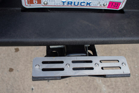 Fishbone Offroad 2In Receiver Hitch Mounted Step - Black Powdercoat Steel