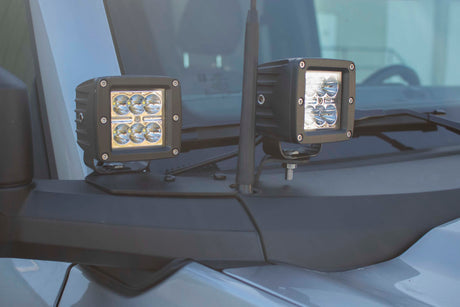 Fishbone Offroad 2021+ Ford Bronco Light Brackets - Black