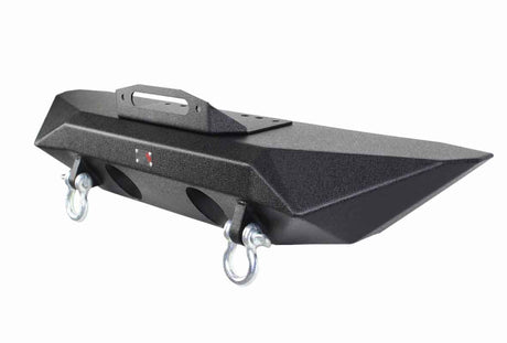 Fishbone Offroad 07-18 Jeep Wrangler JK Rubicon Unlimited Steel Front Bumper - Blk Txtrd Powdercoat