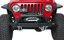 Fishbone Offroad 97-06 Jeep Wrangler TJ Rubicon Front Bumper W/Winch Guard - Blk Textured Powdercoat-2
