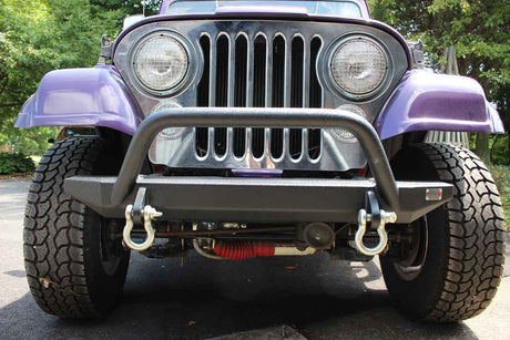 Fishbone Offroad 87-95 Jeep YJ YJ Wrangler Piranha Front Bumper w Tube Guard