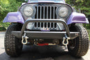 Fishbone Offroad 87-95 Jeep YJ YJ Wrangler Piranha Front Bumper w Tube Guard-2
