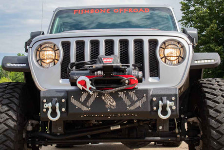 Fishbone Offroad 07-18 Jeep Wrangler JK Barracuda Modular Front Bumper - Base - 0