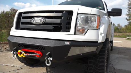 Fishbone Offroad 09-14 Ford F150 Front Bumper - Black - 0