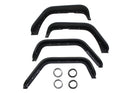 Fishbone Offroad 07-18 Jeep Wrangler Front/Rear Tube Fenders - Aluminum Blk Txtrd Pwdrcoat(Set Of 4)-1