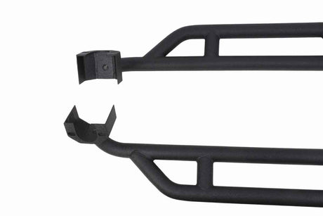 Fishbone Offroad 07-18 Jeep JK 2 Door Wrangler JK Steel Rock Sliders - Blk Textured Powdercoat