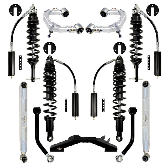 Rock Krawler 2021 - Present Ford Bronco (Ex. Raptor) 3in Pro X Elite System w/ Billet Arms - Stg 1