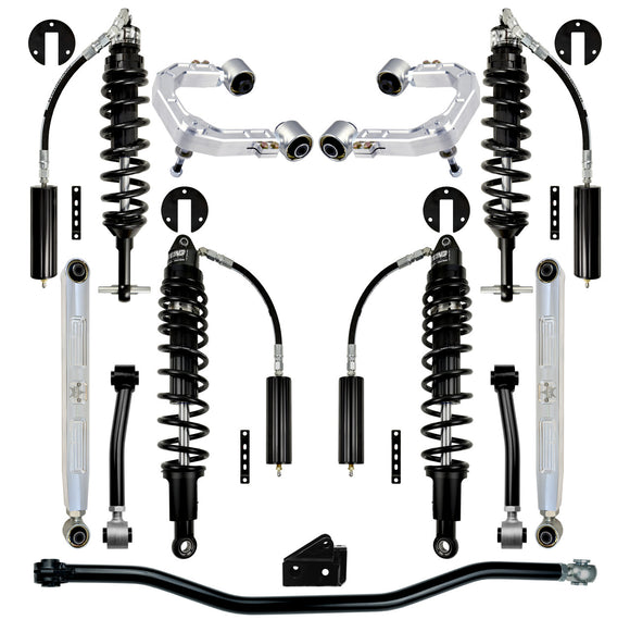 Rock Krawler 2021 - Present Ford Bronco (Ex. Raptor) 3in X Factor Pro System w/ Billet Arms - Stg 1