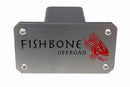 Fishbone Offroad Hitch Cover - 2In Hitch - Black Powdercoated Steel-1