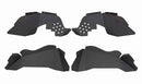Fishbone Offroad 07-18 Jeep JK Wrangler Front/Rear Inner Fenders -Aluminum - Blk Pwdrcoat (Set Of 4)-1