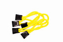 Fishbone Offroad Paracord Zipper Pulls 5 Pcs Yellow-1
