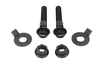 BMR 15-17 S550 Mustang Front Camber Bolts (2.5 Degree Offset) - Black