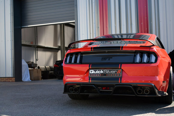 Ford Mustang 5.0 GT - Sound Architect Active Valve Sport Exhaust with X-Pipe and Quad carbon Tips (2015-18)