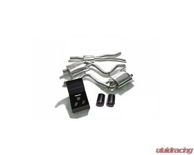 ARMYTRIX Valvetronic Exhaust System Fiber Ford Mustang 2.3L EcoBoost 2015-2022 - Carbon Fiber