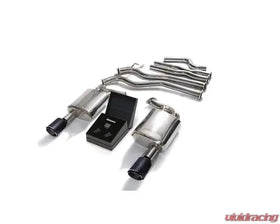 ARMYTRIX Valvetronic Exhaust System Ford Mustang GT Coyote 5.0L V8 Convertible 2015-2017 - Carbon Fiber - 0