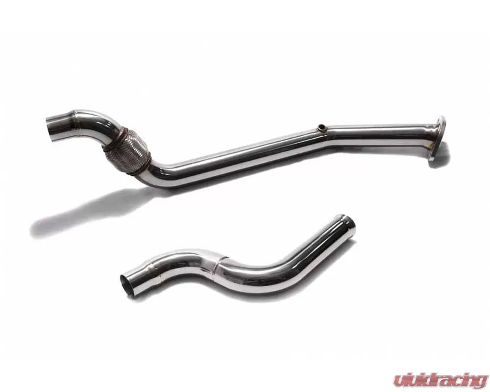 ARMYTRIX Valvetronic Exhaust System Ford Mustang GT Coyote 5.0L V8 Convertible 2015-2017 - Matte Black - 0