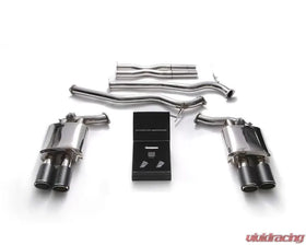 ARMYTRIX Valvetronic Exhaust System Ford Mustang GT 5.0L Coyote Convertible MK6 Facelift 2018+ - Carbon Fiber