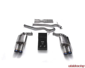 ARMYTRIX Valvetronic Exhaust System Ford Mustang GT 5.0L Coyote Convertible MK6 Facelift 2018+ - Blue Coated