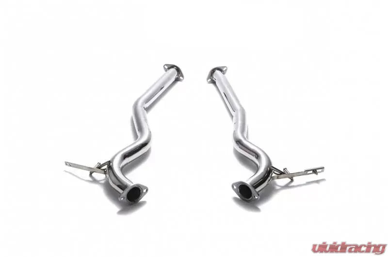 ARMYTRIX Valvetronic Exhaust System Ford Mustang GT 5.0L Coyote Convertible MK6 Facelift 2018+ - Chrome Silver
