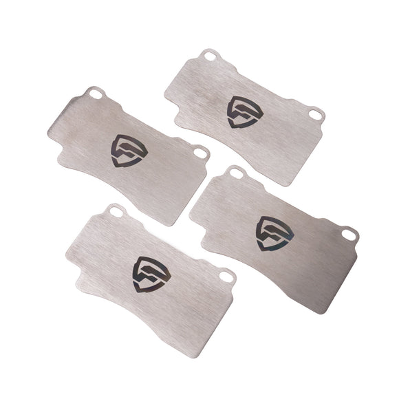 FactionFab Titanium Front Brake Shim Set 4 Piston Brembo / 2004-2017 STI