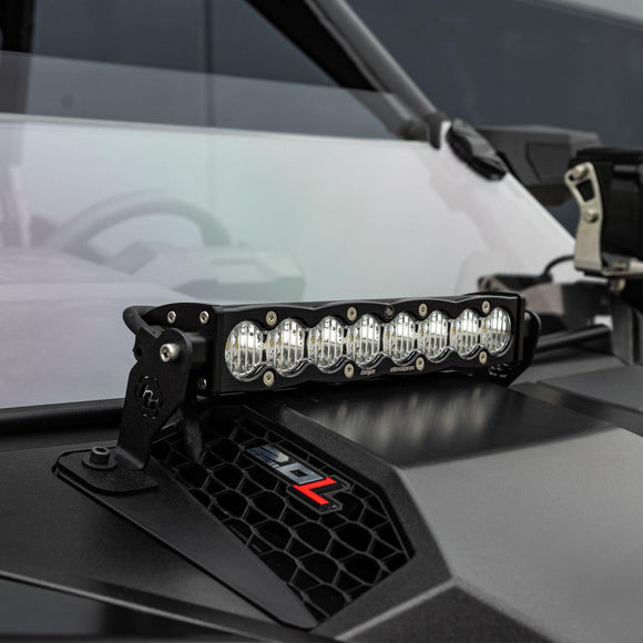 S8 10" Light Bar Hood Mount Kit - Polaris 2025 RZR Pro-R; Pro-S; Pro-XP