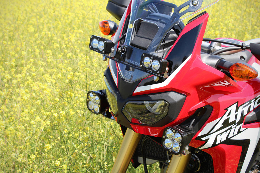 Baja Designs Honda Africa Twin Windscreen Mount Kit Sportsmen - 0