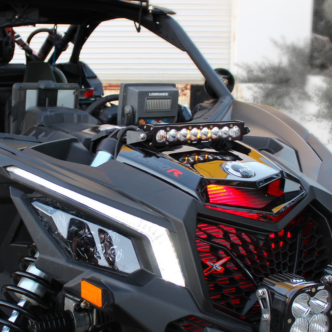 Baja Designs Can-Am X3 Shock Mount Kit w/10in S8 Light Bar - Amber - 0