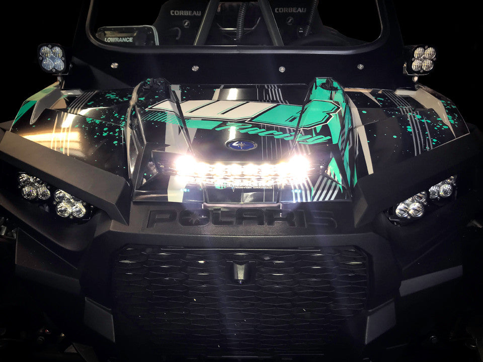 Baja Designs 16-18 Polaris RZR Turbo XP S8 Series 10in Light Bar Kit - 0