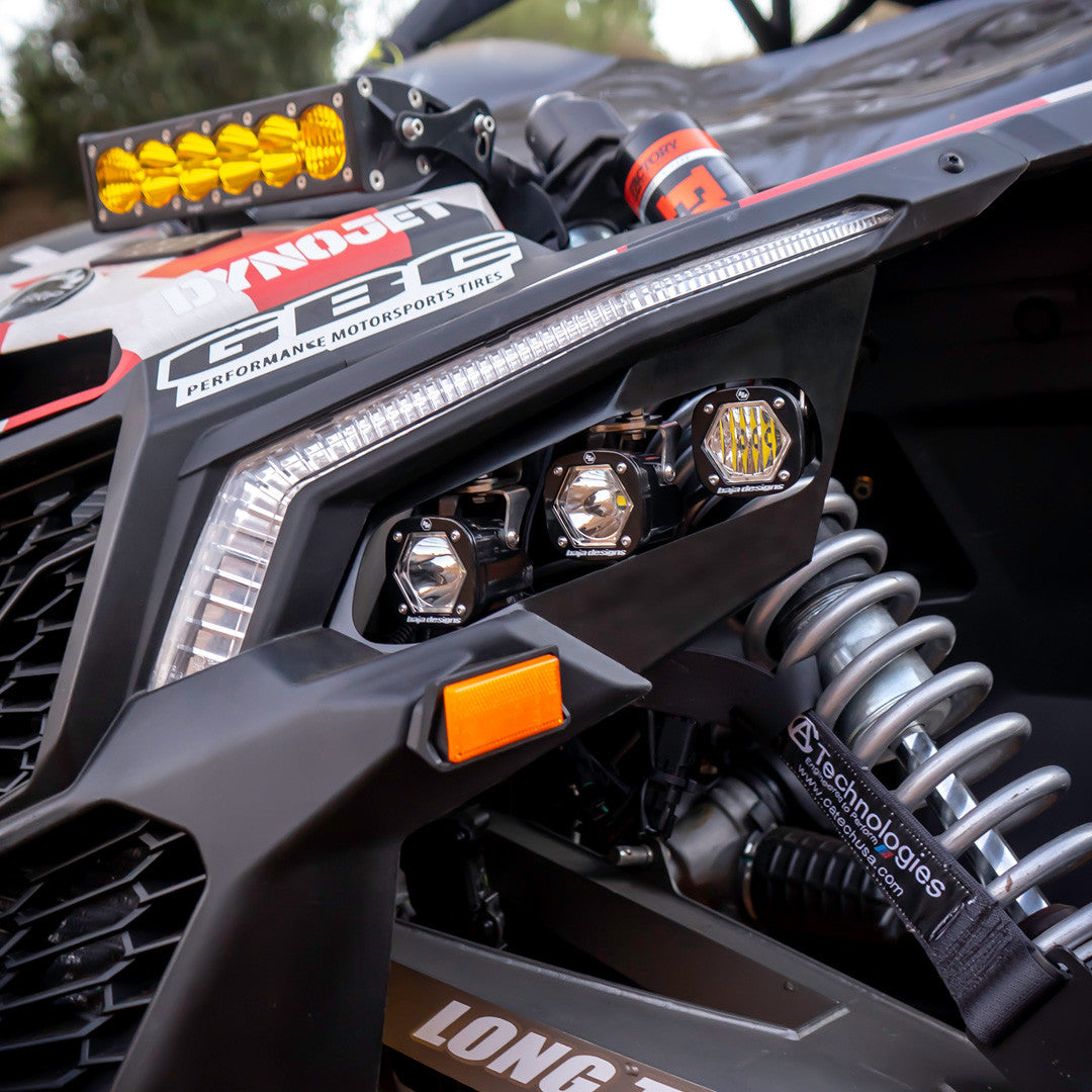 Baja Designs Can-Am X3 Headlight Kit S1 Laser W/C Headlight Kit - 0
