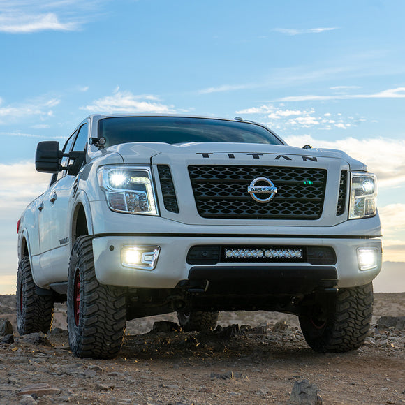 Baja Designs 17-18 Nissan Titan Sport Fog Pocket Kit