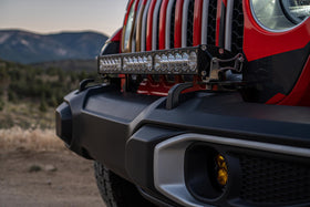 Baja Designs 2018+ Jeep Wrangler JL/JT OnX6+ 30in Bumper LED Light Bar Kit - 0