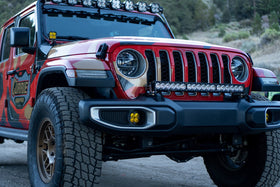 Baja Designs 2018+ Jeep Wrangler JL/JT OnX6+ 30in Bumper LED Light Bar Kit w/ Upfitter - 0