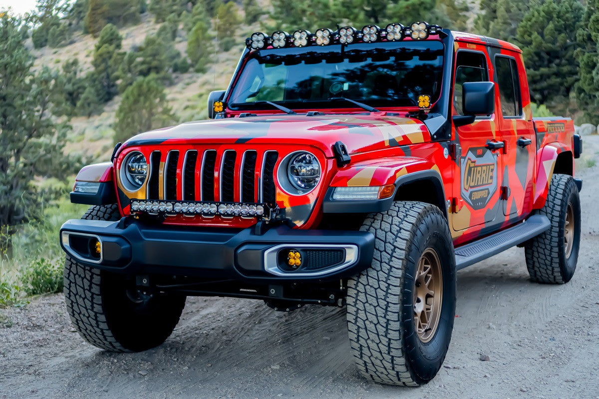 Baja Designs Jeep JL/JT Roof Bar LED Light Kit 8 XL Linkable - 0