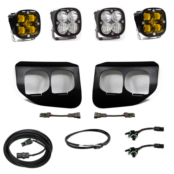 Baja Designs Ford Super Duty (20-On) Fog Lights Dual FPK SAE/Pro DC Baja Designs w/Upfitter