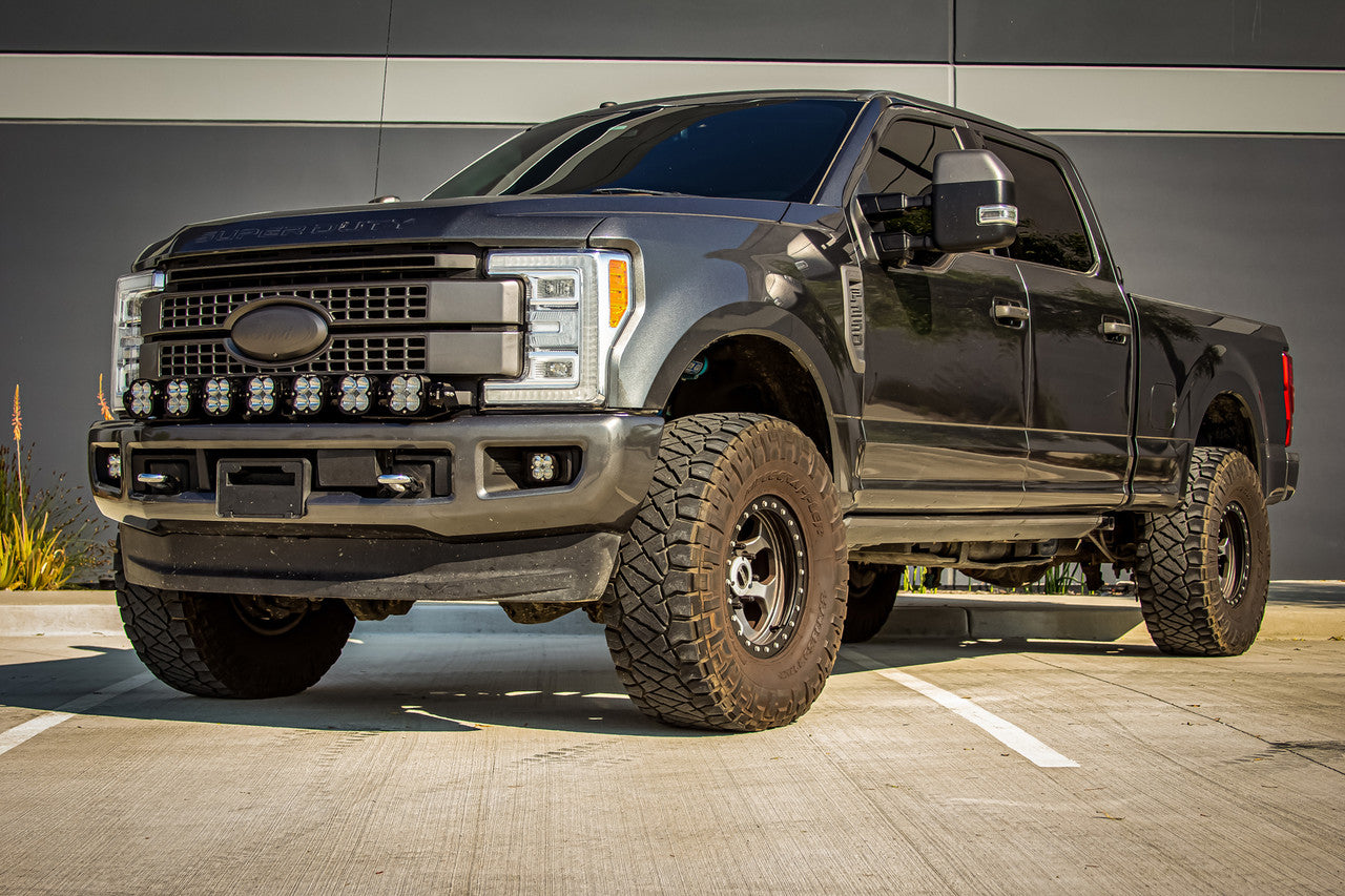 Baja Designs 17-19 7 XL Linkable LED Light Kit For Ford Super Duty - 0
