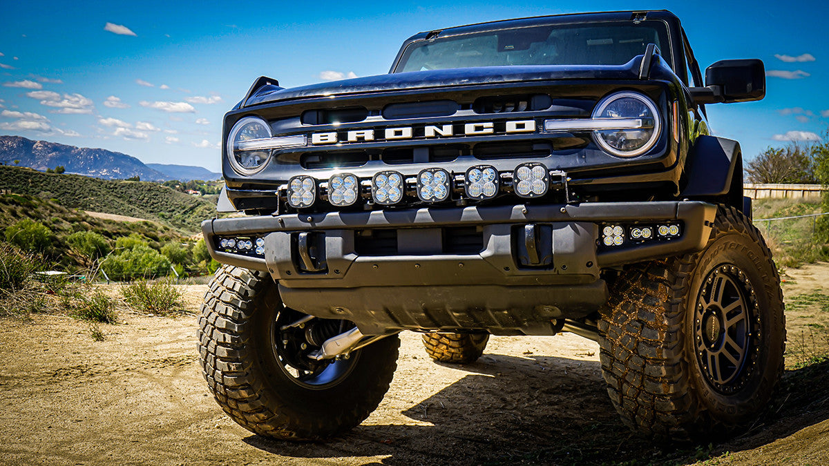 Baja Designs 2021+ Ford Bronco Fog Pocket Kit 21-Up Sportsmen w/Upfitter - 0