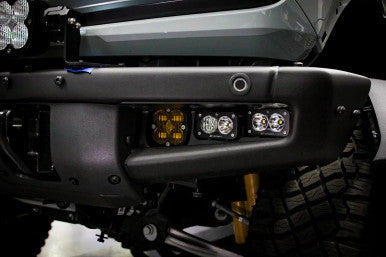Baja Designs 2021+ Ford Bronco Clear SAE Fog Pocket Kit - 0